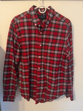 Five Four Red Plaid Button-Down Shirt